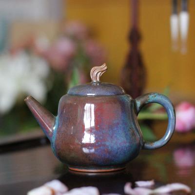 【器世界】精品茶具省级工艺美术大师钧瓷茶壶 收藏品jl-ch-0044